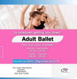 Adult Ballet Lyttelton Manor Ballet Dancing Classes &amp; Lessons