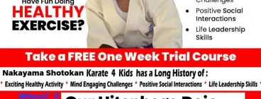 Free two try out classes! Penford Karate Classes &amp; Lessons