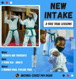 2022 - NEW INTAKE Athlone Park Karate Classes &amp; Lessons