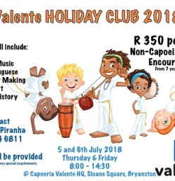 Capoeira Valente Winter Holiday Club 2018 Bryanston West Other Martial Arts Classes &amp; Lessons