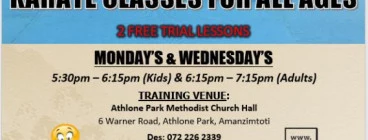 2 Free Trial Lessons Amanzimtoti Karate Classes &amp; Lessons