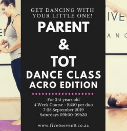 Parent &amp; Tot Dance Classes – Acro Edition Randburg Ballet Dancing Schools