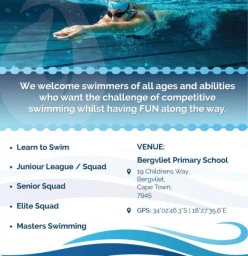 Aqua Dolphin Swimming Club Bergvliet Swimming Schools