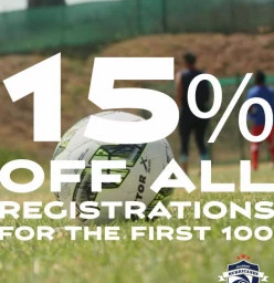 15% OFF FIRST 100 REGISTRATIONS IN MARCH Midrand City Soccer Clubs